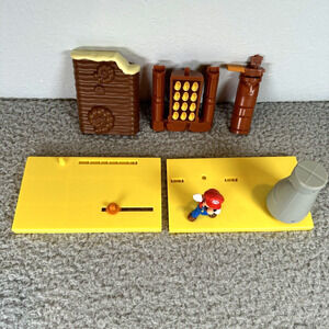 Mario Themed Lot Figure Platforms Walls Totem Pole 6 Pieces